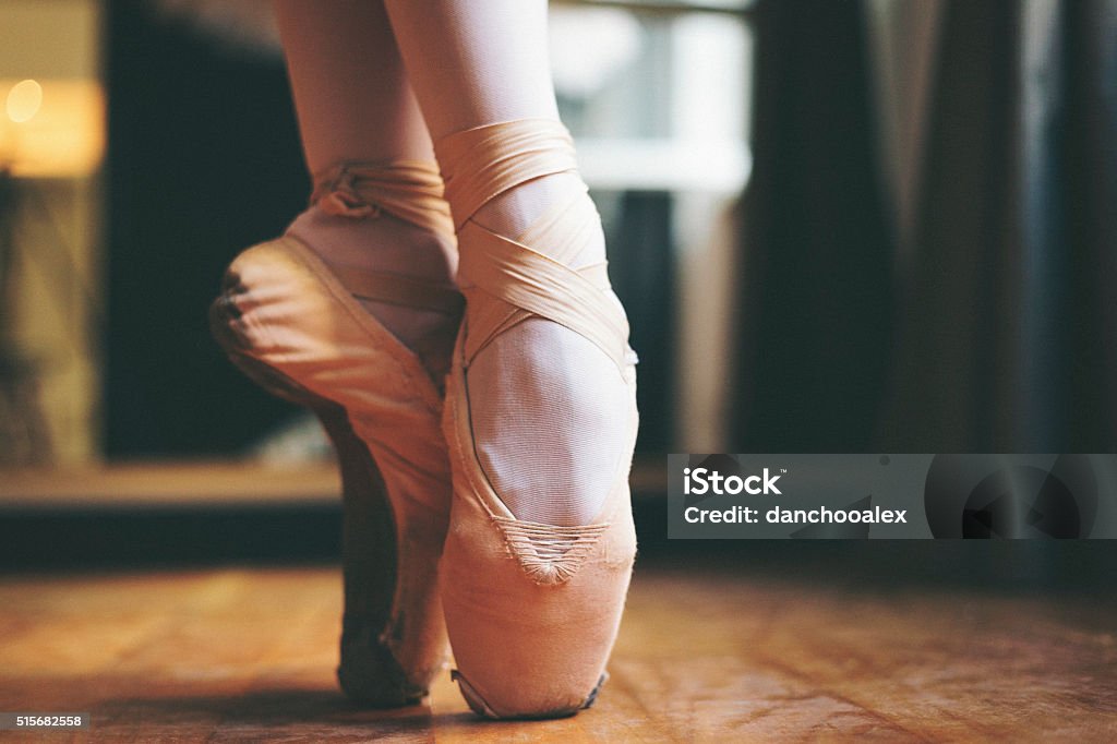 Ballett-Tänzer Füße - Lizenzfrei Balletttänzer Stock-Foto