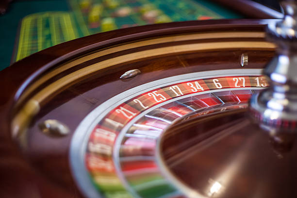 istock Picture of a classic casino roulette wheel. 515683026