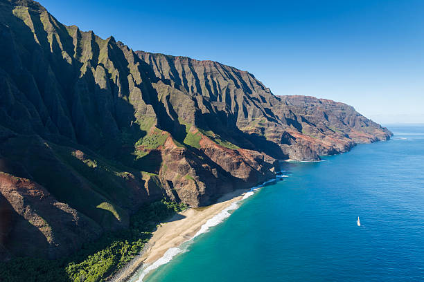 istock Aerial View of Na Pali Coast 515683757