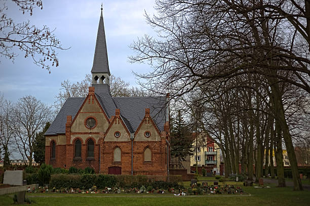 istock Chapel on Sudenburg cemetary in Magdeburg 515684298