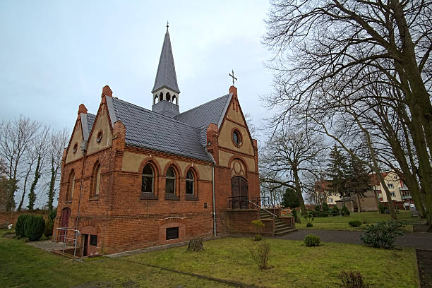 istock Chapel on Sudenburg cemetary in Magdeburg 515684626
