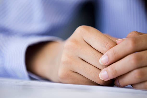 istock Hands of women who think 515684811