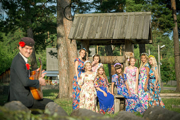 istock Musician and his female fans 515684877