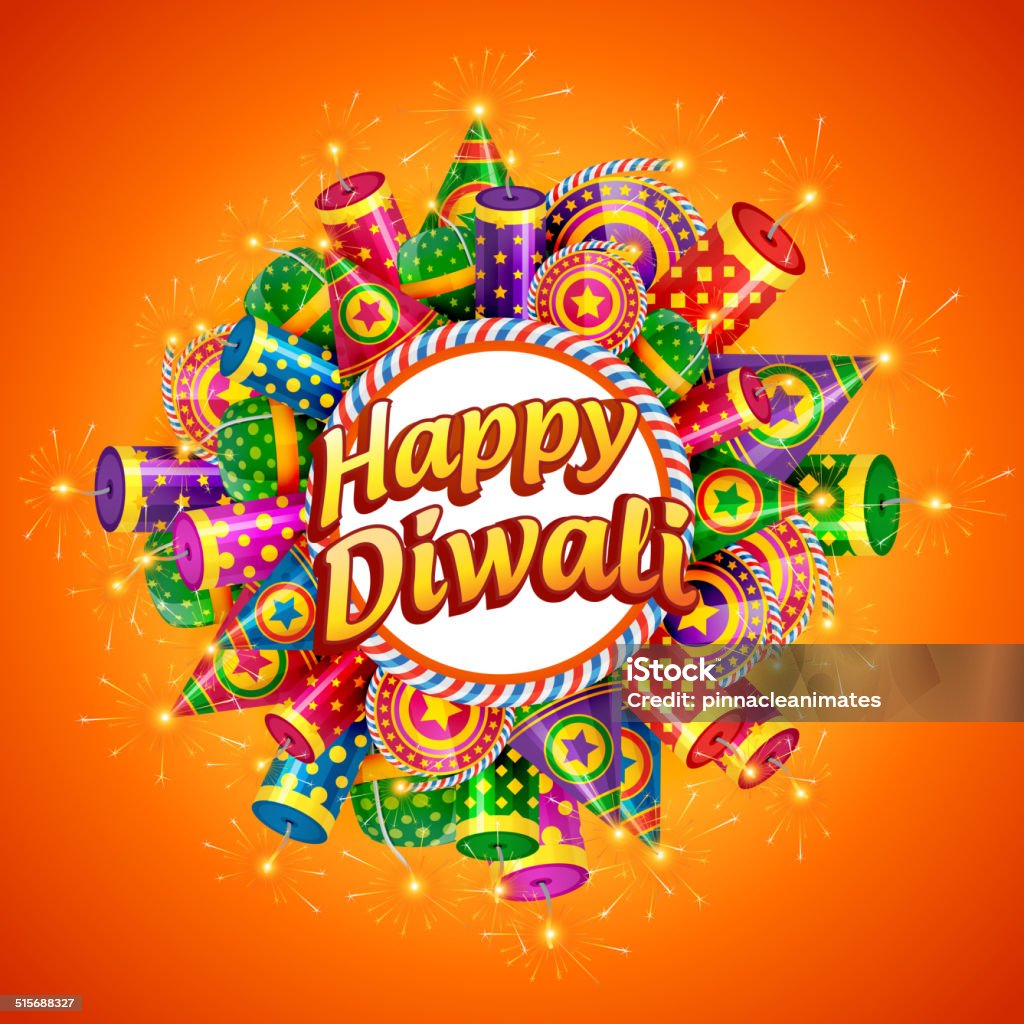 Happy Diwali Background Stock Illustration - Download Image Now ...