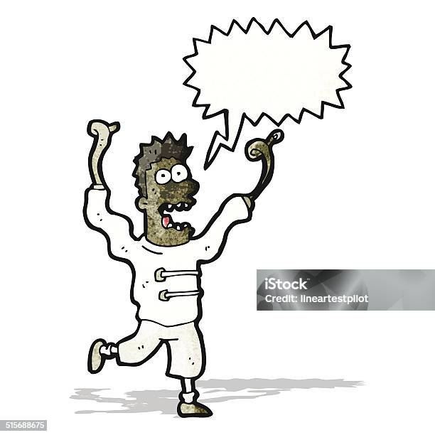 Cartoon Crazy Mad Man Stock Illustration - Download Image Now - Adult, Bizarre, Clip Art