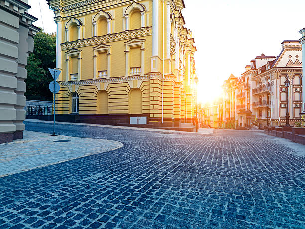 istock European street facades 515689303