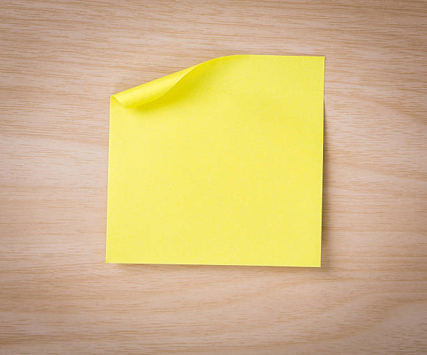 istock Close up of note paper on wooden background 515689393