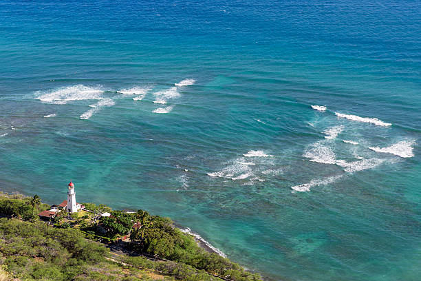 istock Lighthouse on Ohau Island, hawaii 515701115