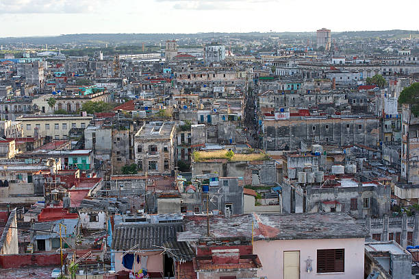 Havana Rooftops stock photo