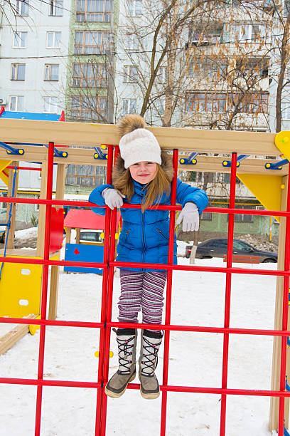 istock Cute girl in winter 515703399