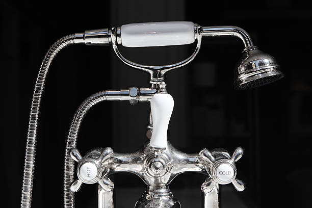 istock Chrome Porcelain Bathroom Faucet Fixture Decor 515704255