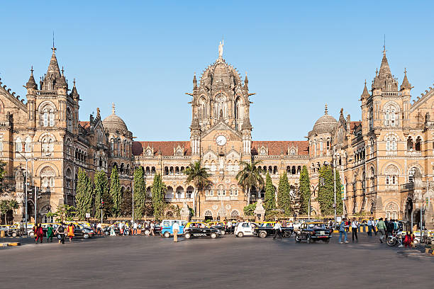 chhatrapati shivaji terminus - mumbai foto e immagini stock