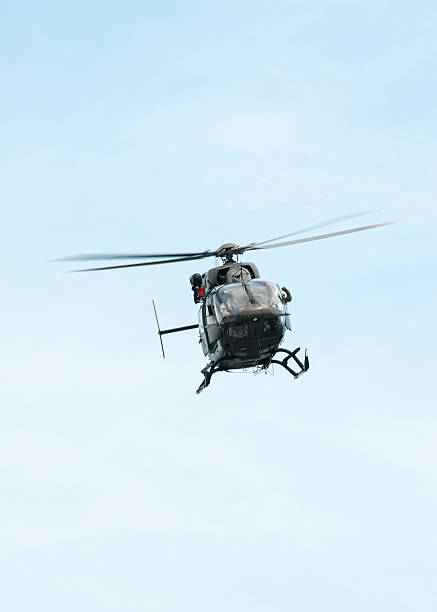 uh - 72a lakota - police helicopter foto e immagini stock