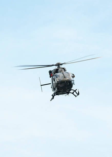 uh - 72a lakota - police helicopter - fotografias e filmes do acervo
