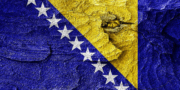 istock Bosnia and Herzegovina flag 515706470