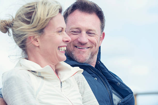 istock Mature couple talking and flirting. 515707562