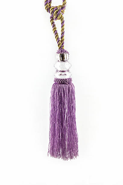 istock Purple curtain tassel interior decoration . 515708061