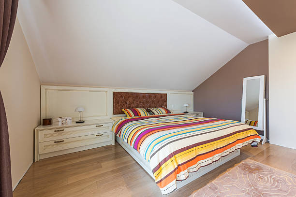 istock Light interior design of loft apartment 515709482