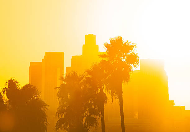 istock Downtown Los Angeles photographed at sunset 515718365