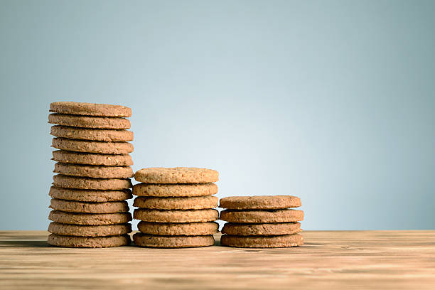 istock Cookies on vintage wooden desk 515720187