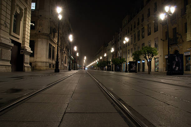 istock Tram Line Road in Seville, Spain 515720929