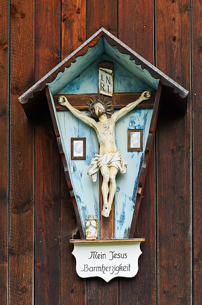 istock Jesus on the Cross in Chapel 515723771
