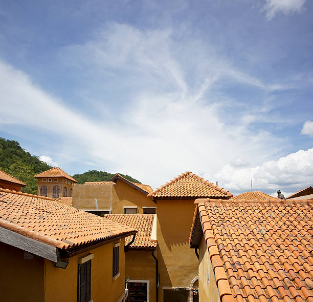 istock Roof and sky in thailand 515724031