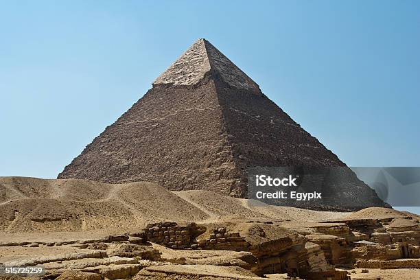 Great Pyramid Of Giza Egypt Stock Photo - Download Image Now - Africa, Ancient, Ancient Civilization