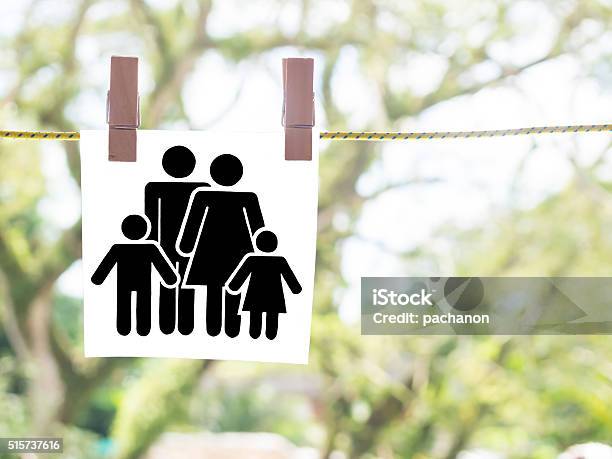 Family Sign Stock Photo - Download Image Now - Baby - Human Age, Father, In Silhouette