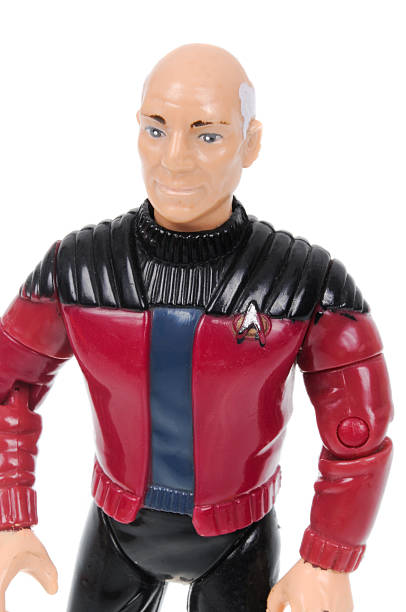 jean-luc picard-figurine - star trek tv show photos et images de collection