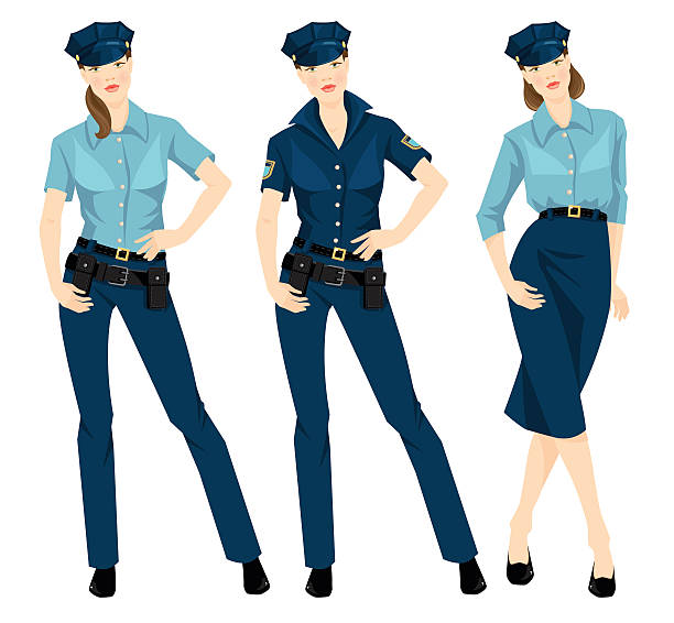 Cop Uniform Design 100+ Police Formal Uniform Stock Illustrations, Royalty-Free Vector ...