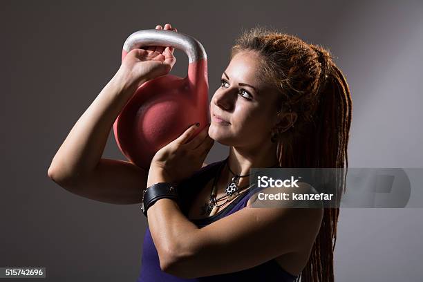 Portrait Close Up Of Young Attractive Female Stock Photo - Download Image Now - Adult, Adults Only, Anaerobic Exercise