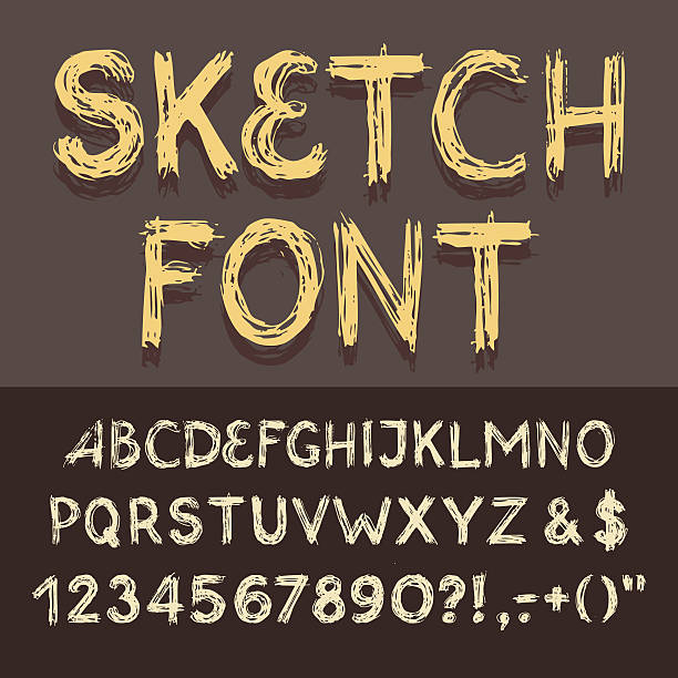 4,600+ Scratch Alphabet Stock Illustrations, Royalty-Free Vector ...