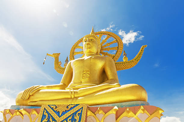 istock Wat phra yai, the big buddha temple at Koh Samui 515745498