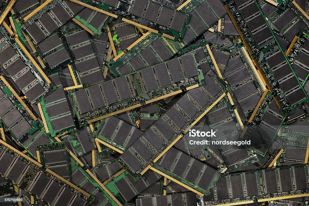 Ram Chip Graphics Ddr Ram Computer Memory Chips Modules Background Stock Photo - Download ...
