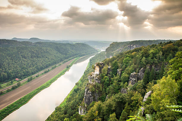 istock River Elbe in Saxon Switzerland 515747207