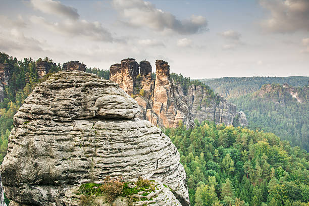 istock Sandstone Mountains in Saxony 515747673