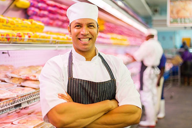 istock mature shop butcher in butchery 515750268