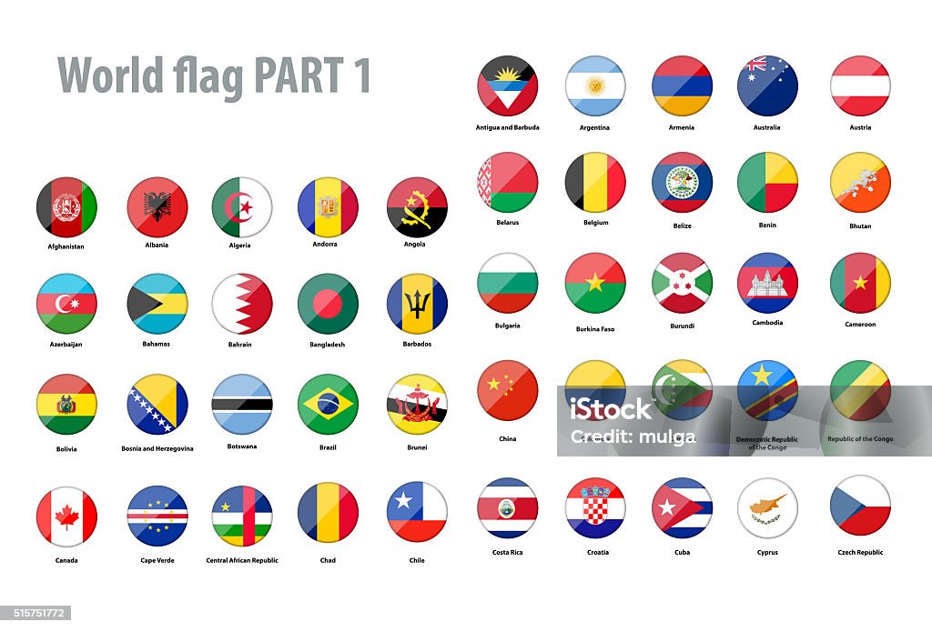 World flags collection World flags, National Flag, Symbol, Set, Flag Flag Stock Photo