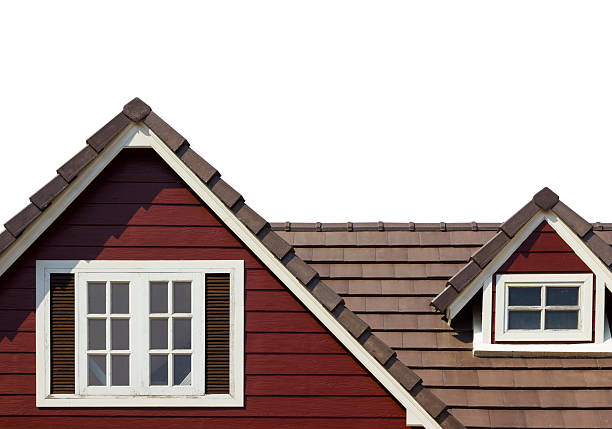 istock gable of the house isolated on white background 515769071