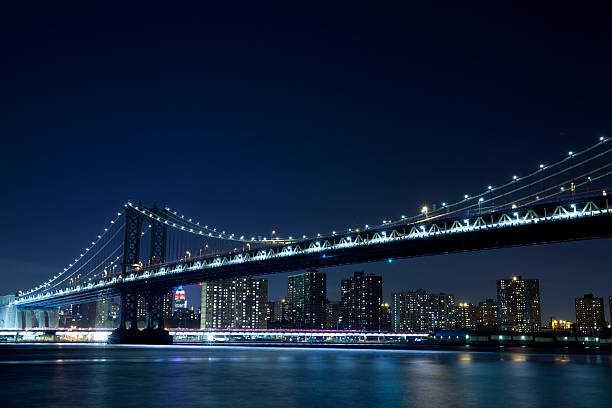 ponte de manhattan, na cidade de nova york - rio east - fotografias e filmes do acervo