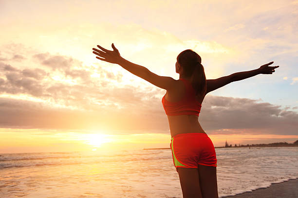 istock Smile Free and happy woman 515770915