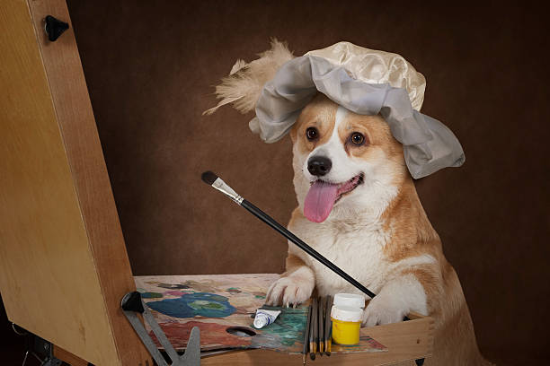 istock Welsh corgi Pembroke dog artist 515778634