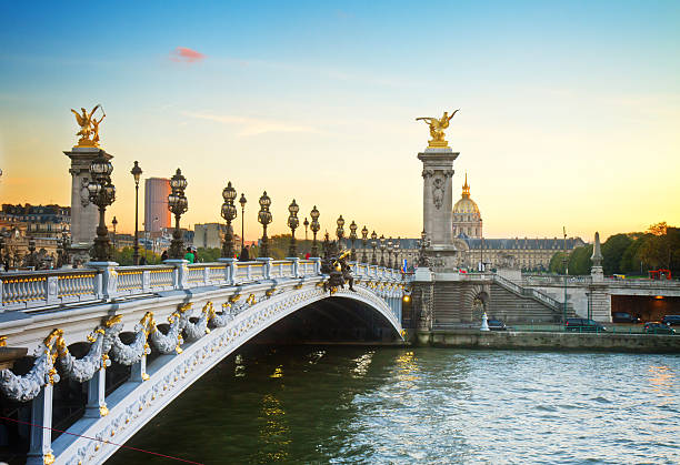 istock Bridge of Alexandre III at sunset 515780010