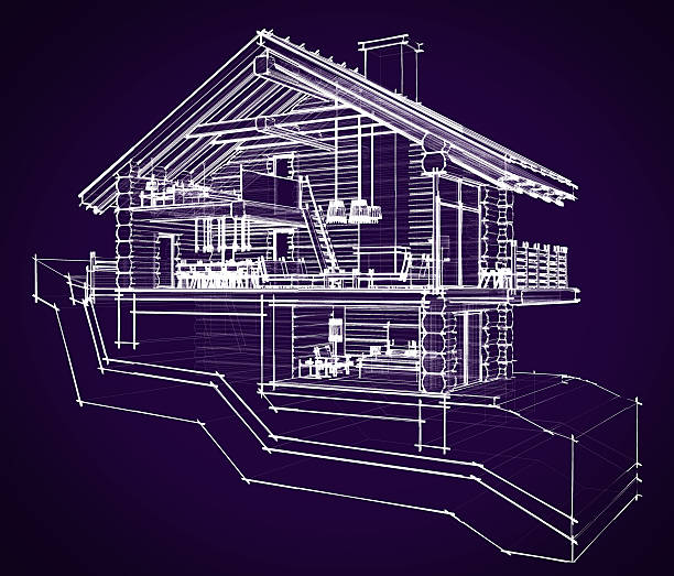 istock 3d section of a country house 515781322