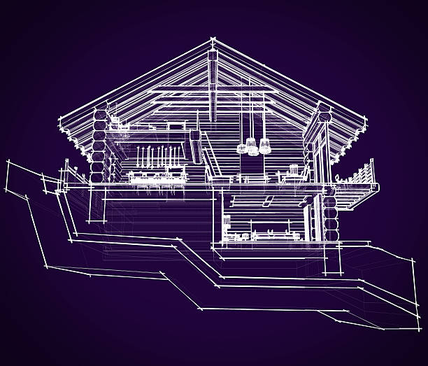 istock 3d section of a country house 515781324