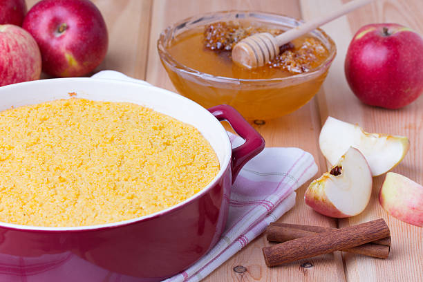 istock couscous casserole with apples, honey and cinnamon 515782433