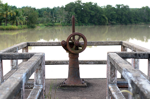 istock Metal gear of watergate 515783206