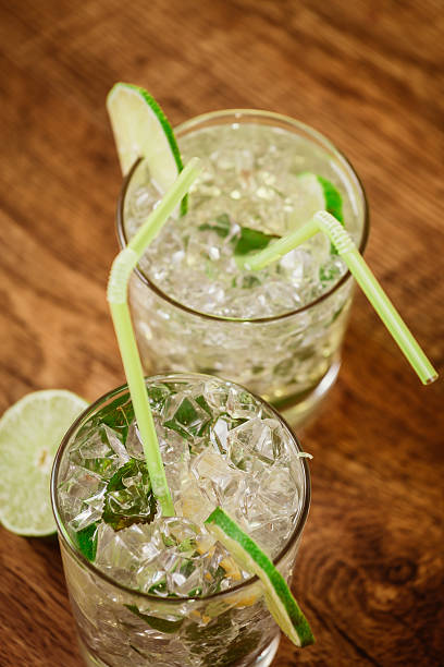 istock Mint and lime refreshing summer cocktails 515783626