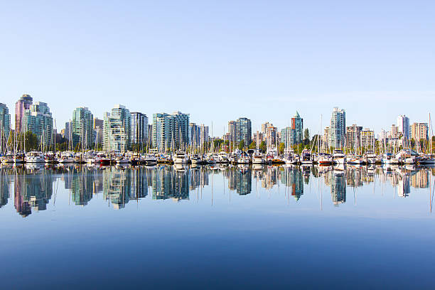 istock Vancouver skyline, yacht, water 515783775